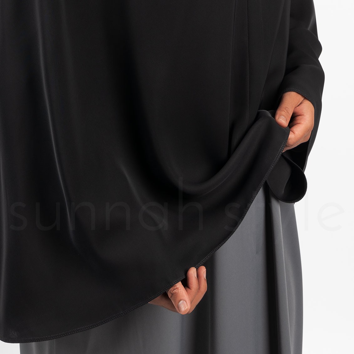 Sunnah Style Essentials Khimar Hip Length Black
